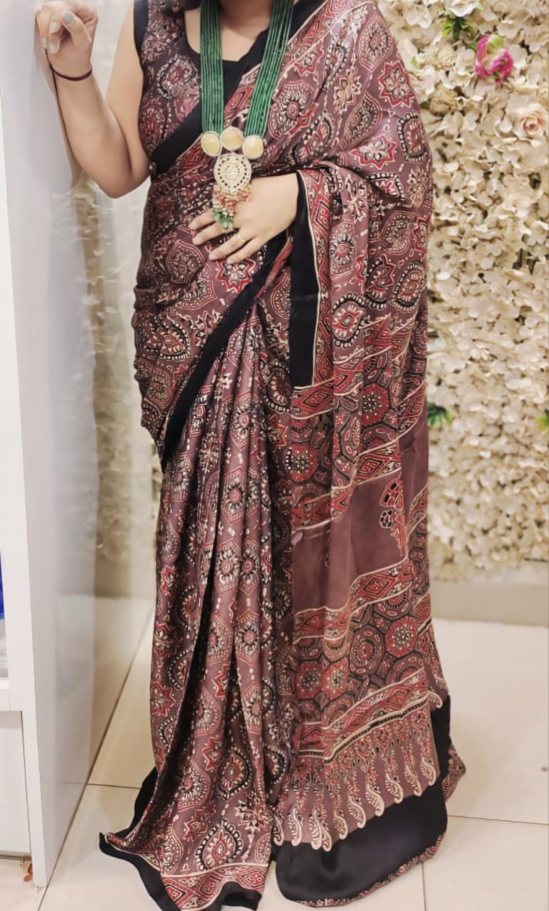 Modal Silk Ajrakh Style 4