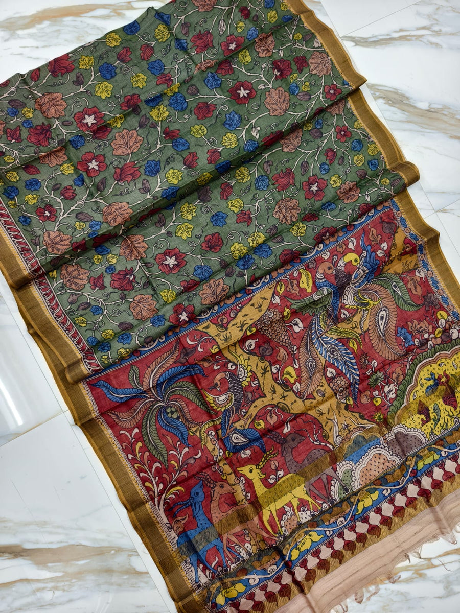 Kalahasti Kalamkari on Tusar Style 11