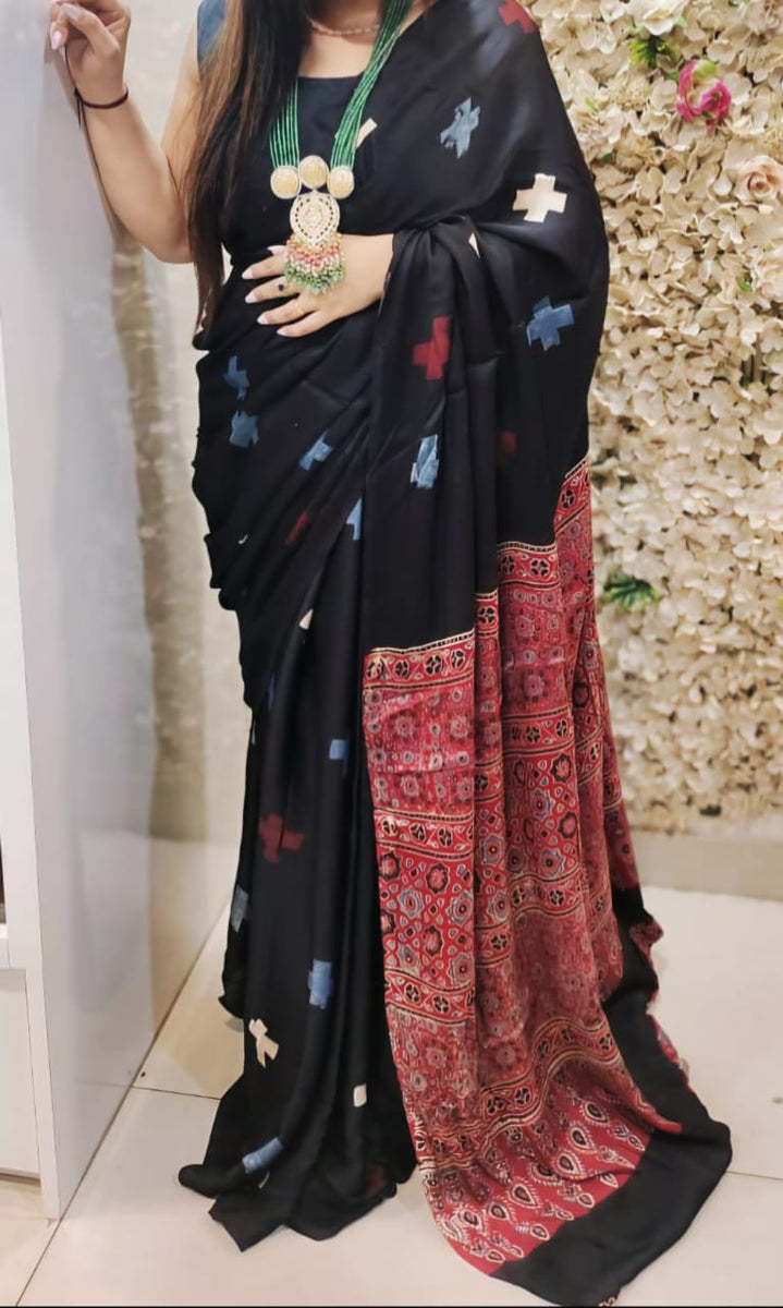 Modal Silk Ajrakh Style 3