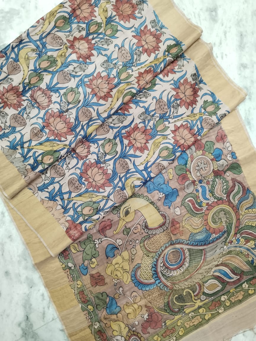 Kalahasti Kalamkari on Tusar Style 1