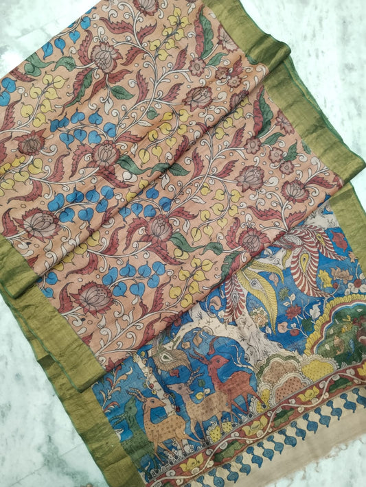 Kalahasti Kalamkari on Tusar Style 3