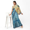 Tussar with handpaint-3